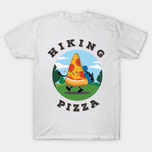 hiking and pizza funny cute T-Shirt